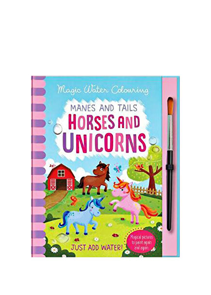 Manes And Tails Horses And Unicorns Çocuk Yabancı Dil Aktivite Kitabı