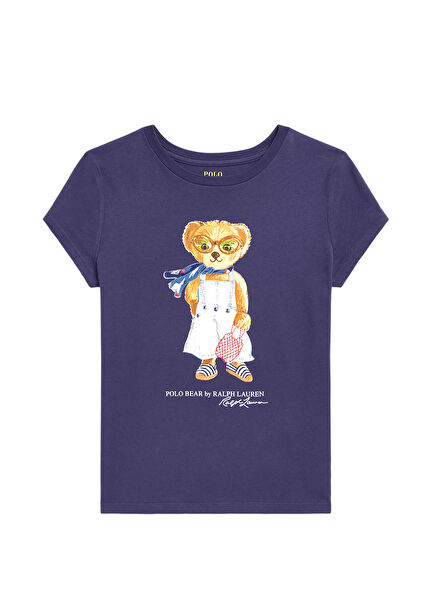 Blue unisex kids t-shirt