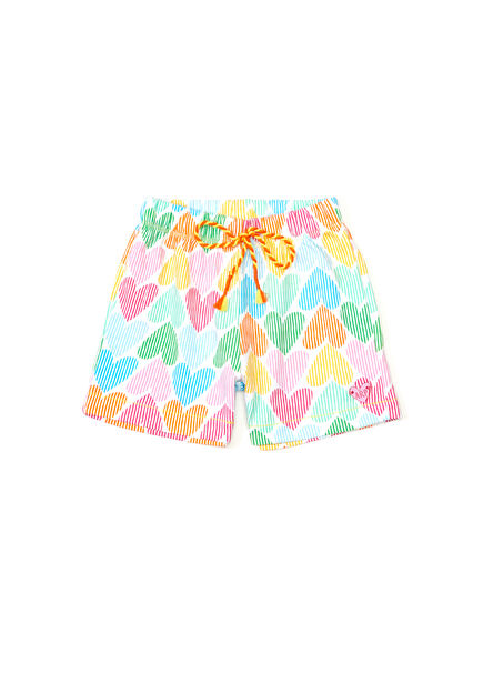 Multicolored Girls Shorts
