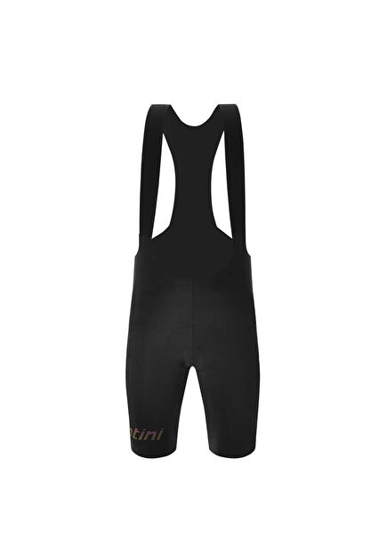 Unico Edge Siyah Askılı Kısa Unisex Bisiklet Taytı