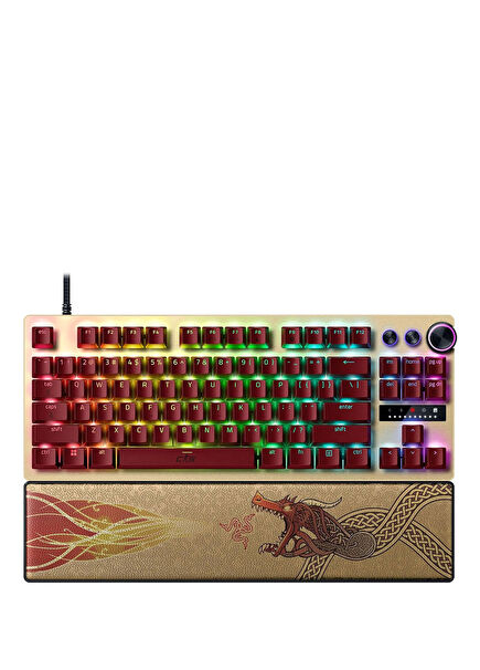 Huntsman V3 Pro Tenkeyless Counter Strike 2 Dragon Lore Edition 80% Gen-2 Switch Hall Effect RGB English Mechanical Gaming Keyboard