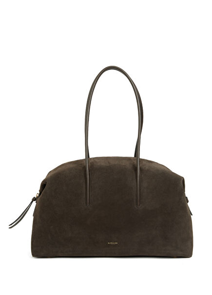 Stockholm Village Brown Women's Suede Bag