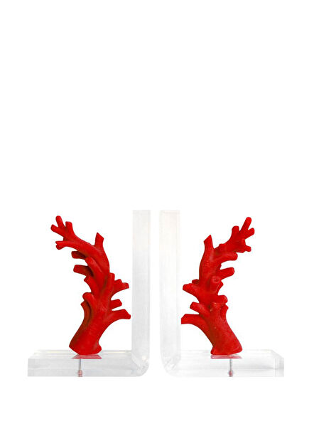 Coral Red Book Holder