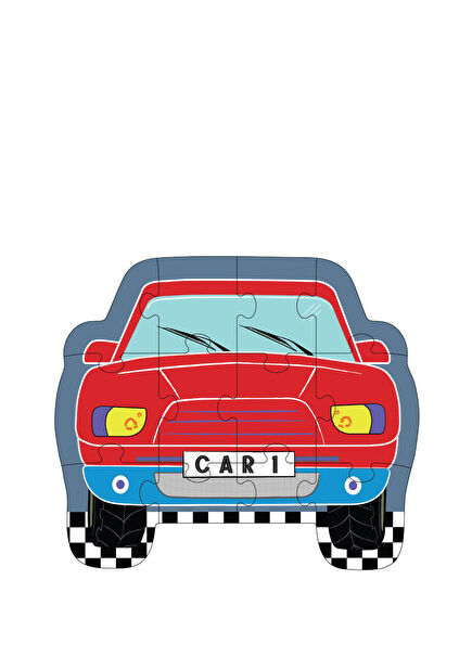 Cars 12 Parça Çocuk Yapboz