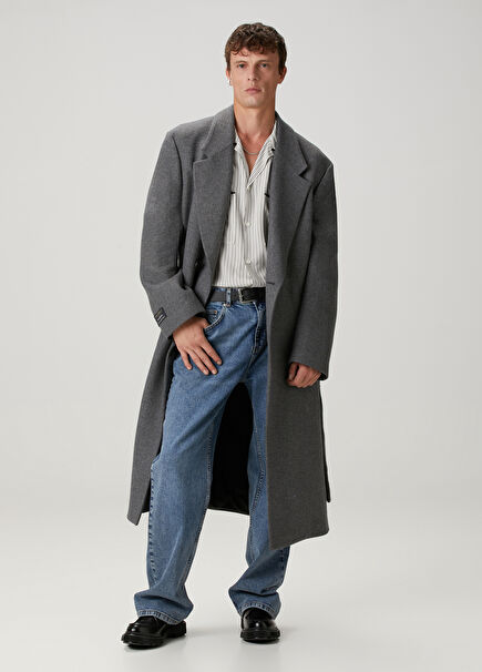 Gray Wool Coat