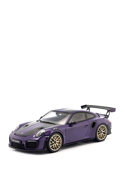 1:18 2021 Porsche 911 991.2 GT2 RS Ultraviolet Mor Model Araba