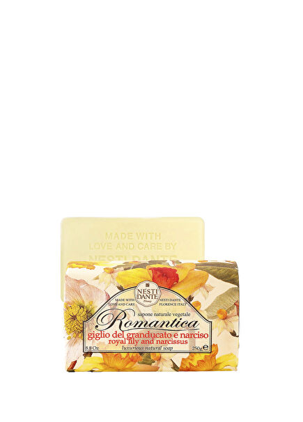 Romantica Lilac & Narcissus Vegan Skin Care Soap with Lilac & Narcissus Extract 250 gr
