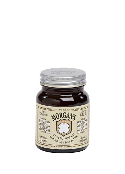Classic Pomade Almond Oil Shea Butter Cream Label 100 gr