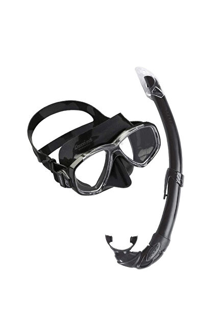 Perla Mare Siyah Maske ve Şnorkel Set 