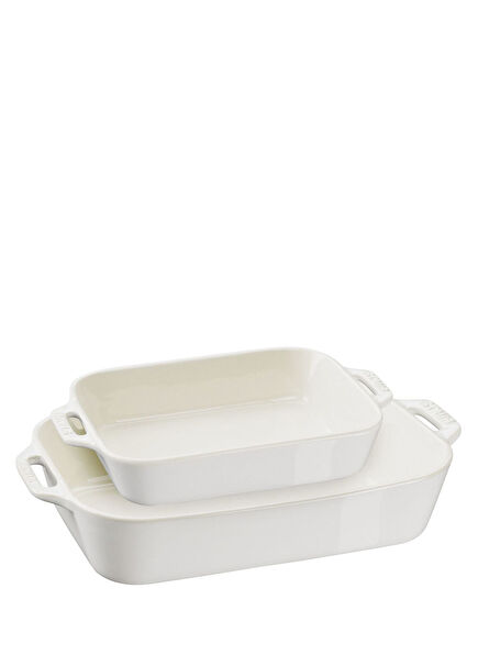 White 2-Piece Baking Dish