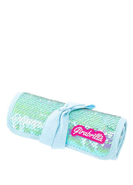 Sparkling Mint Sequined Sequin Folding Pen Holder