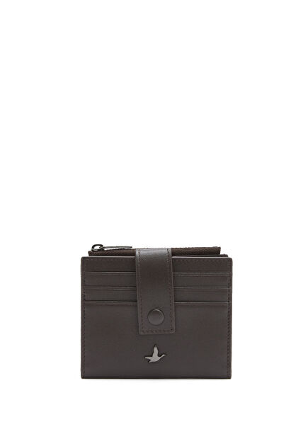 Brown Men's Leather Card Holder
