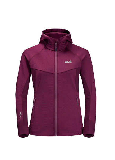 Hydro Grid Fleece Mor Kadın Outdoor Ceketi