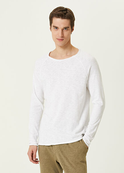 Sonoma Beyaz Uzun Kollu T-shirt