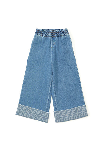 Mavi Kız Çocuk Pantolon