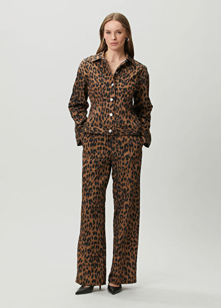 Nivia Leopard Print Trousers