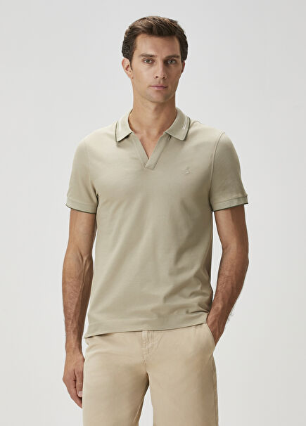 Açık Haki Polo T-shirt