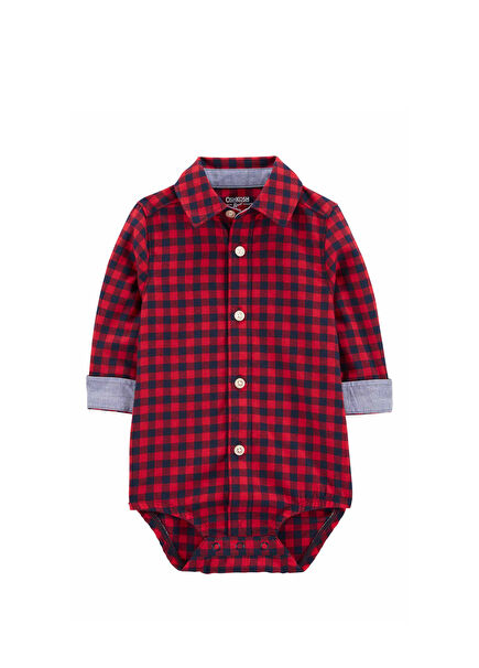 Plaid Baby Boy Shirt Body
