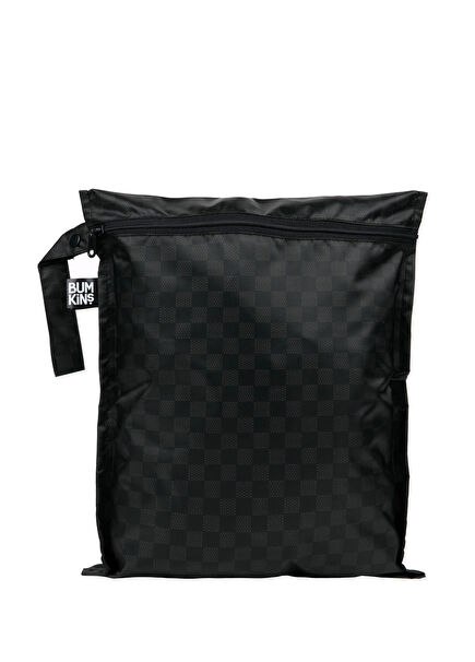 Rich Black Unisex Baby Wet Dirty Bag