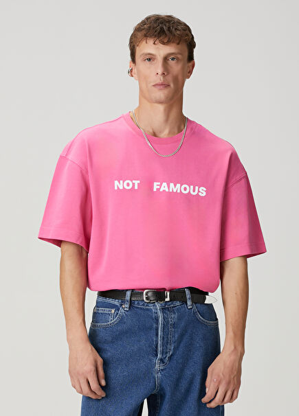 Not Famous Pembe T-shirt