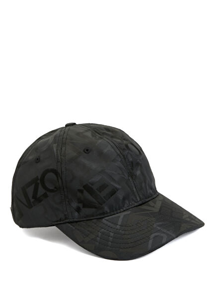 Black Logo Mens Cap