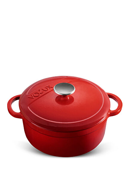 Kitchenware L'Amour Red Deep Cast Pot 28 cm