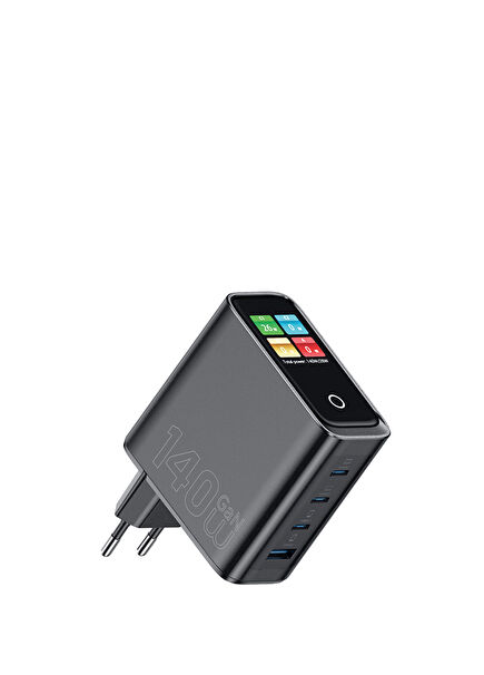 Wi-G028 Voyager Serisi GaN 140W TFT Ekranlı Hızlı Şarj Başlığı