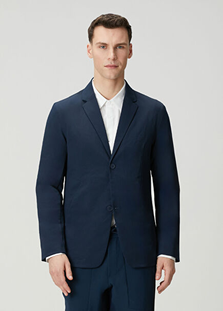 Slim Fit New Venture Lacivert Blazer