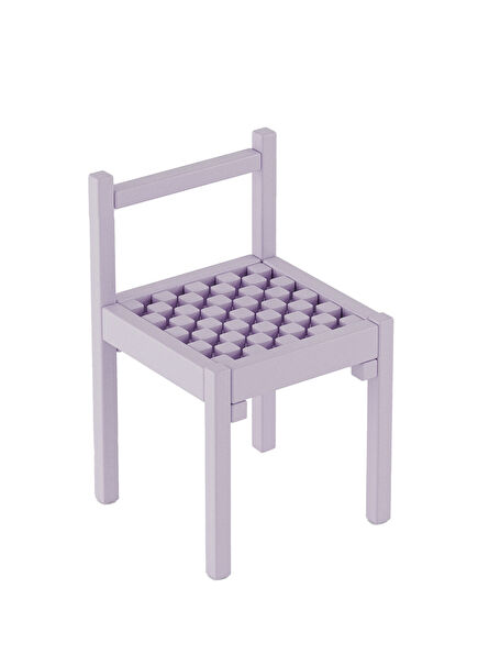 Flexa Lila Ahşap Mini Çocuk Çalışma Sandalyesi