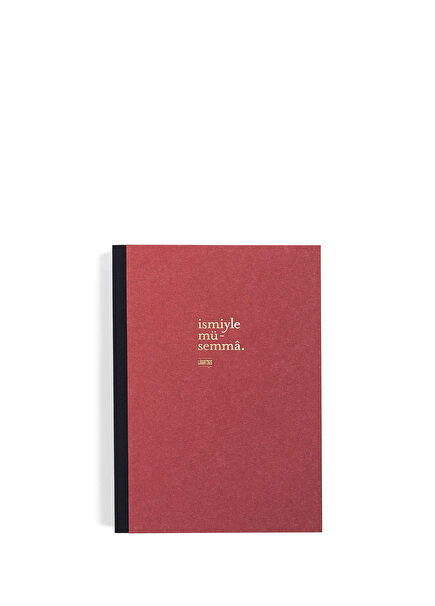 Lugat365 x Karatis İsmiyle Müsemma 96 Yaprak Çizgisiz Defter