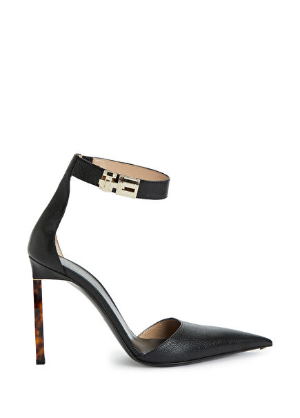 Black Leather Heels
