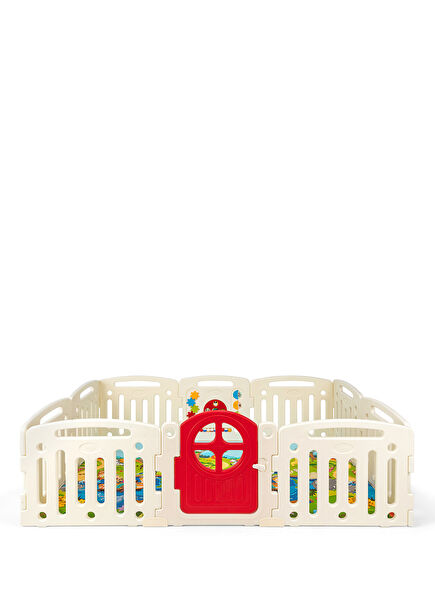 Kırmızı Kapılı Bebek Oyun Çiti 230 x 140 cm