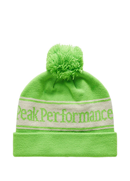 Pow Yeşil Örme Unisex Bere