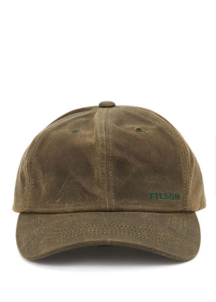 Haki Logo Detaylı Erkek Şapka