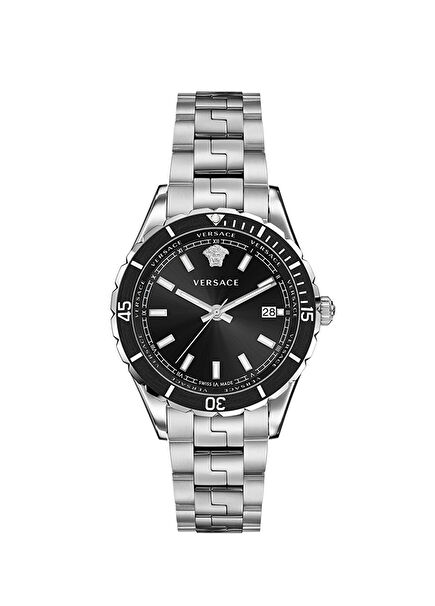 Metallic Gray Men's Wristwatch