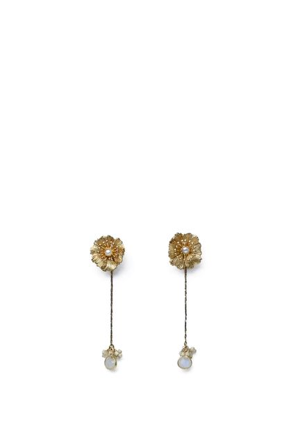Anemone 2way Gold Kadın Küpe