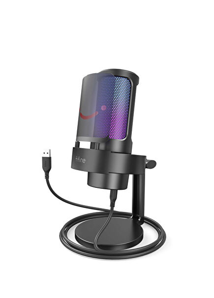 Ampligame A8 USB RGB Microphone