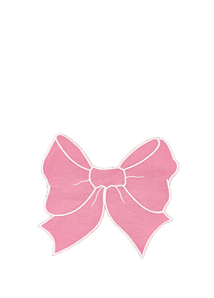 Bow White 2-Piece Coaster