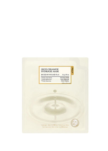 Rice Ceramide Hydrogel Pirinç Özlü Yoğun Nemlendirici 4'lü Hidrojel Maske