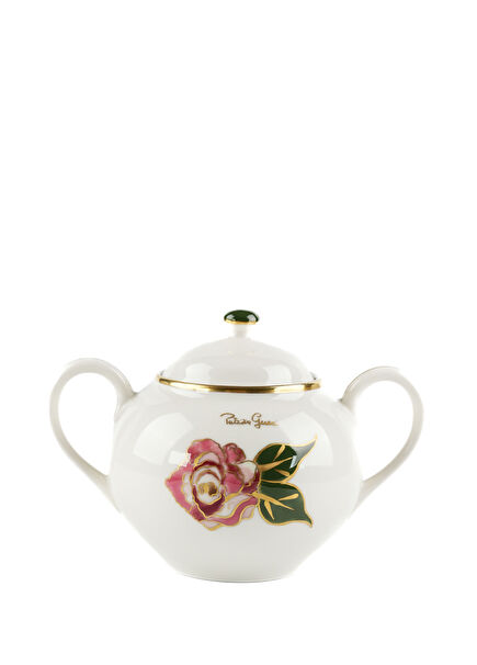 Patrizia Gucci Rose Desenli Porselen Şekerlik