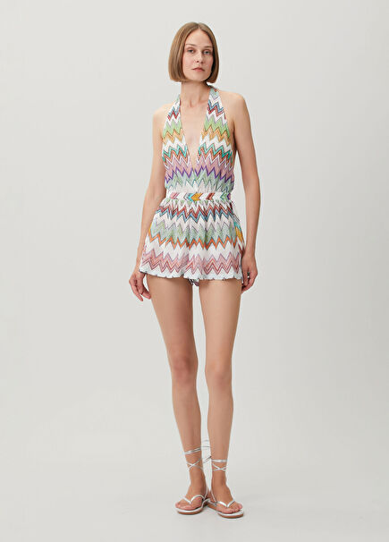Zigzag Patterned Jumpsuit