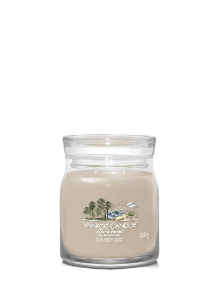 Seaside Woods Brown Scented Medium Candle 38g