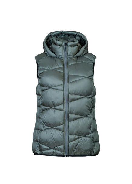Betlis Vest Dark Forest Kapüşonlu Kadın Outdoor Yelek