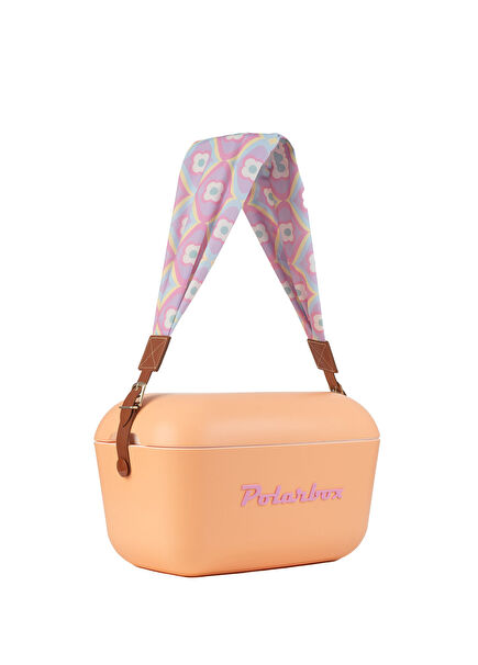 Prinkstyle Retro Klasik Deri Kayışlı Sorbete Rose Soğuk ve Sıcak Tutucu Termal Çanta 12 lt