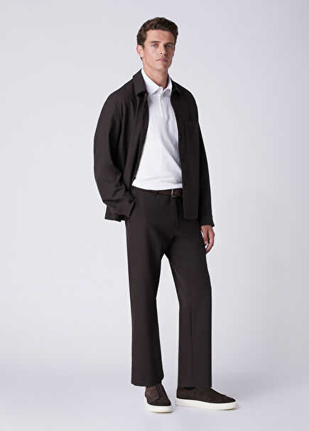 Regular Fit Brown Pants