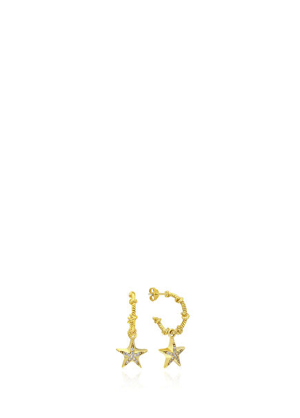 Starfish 18 Carat Gold Plated Earrings