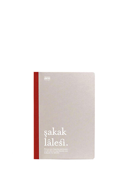 Lugat365 x Karatis Şakak Lalesi 64 Yaprak Çizgili Defter