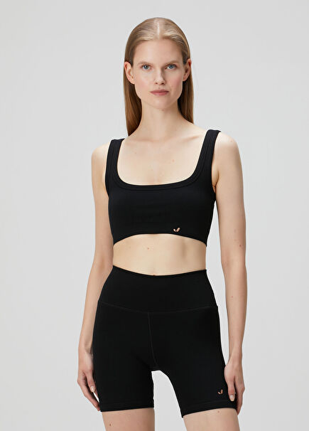 Aura Çift Katlı Modal Siyah Bra