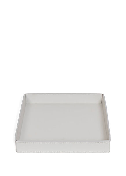Omega Cream Leather Tray