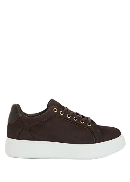 Bitter Brown Women's Leather Sneakers